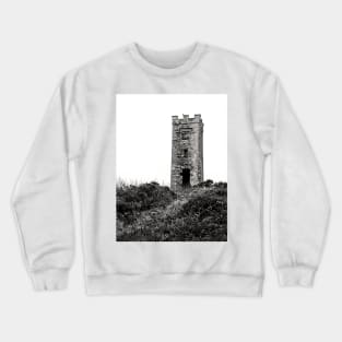 Ruins on Rock Island, County Cork, Ireland Crewneck Sweatshirt